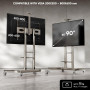 TV SET ACC MOBILE STAND/55-90/CHAMPAGNE TS1871-C ONKRON