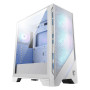 Case, MSI, MAG FORGE 320R AIRFLOW, MidiTower, Case product features Transparent panel, ATX, MicroATX, MiniITX, Colour White, MAGFORGE320RAIRFLOWWH