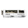 Graphics Card, ASUS, AMD, Radeon RX 9060 XT, 16 GB, GDDR6, PCI Express 5.0, Active, DUAL-RX9060XT-16G-WH