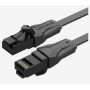 PATCH CABLE CAT.6 UTP/3M BLACK IBABI VENTION