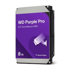 HDD, WESTERN DIGITAL, Purple, 8TB, SATA 3.0, 256 MB, 7200 rpm, 3,5, WD8002PURP