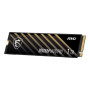 SSD, MSI, SPATIUM M470 PRO, 1TB, M.2, PCIe Gen4, NVMe, 3D NAND, Write speed 4500 MBytes/sec, Read speed 6000 MBytes/sec, 2.15mm, TBW 320 TB, MTBF 150000 hours, S78-440L0J0-P83