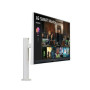 LCD Monitor, LG, 32SQ780S-W, 31.5, 4K, Panel VA, 3840x2160, 16:9, 65Hz, 5 ms, Speakers, Colour White, 32SQ780S-W