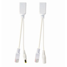 NET POE ADAPTER CABLE KIT/PP12-POE-0.15M-W GEMBIRD