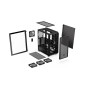 Case, ENDORFY, Arx 500 ARGB, MidiTower, Case product features Transparent panel, Not included, ATX, MicroATX, MiniITX, Colour Black, EY2A011
