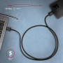 CABLE USB3.2 TO MICRO-B 1M/SPEED BLK BUMM3-AM10AB AXAGON