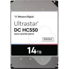 HDD, WESTERN DIGITAL ULTRASTAR, Ultrastar DC HC550, WUH721814ALE6L4, 14TB, SATA 3.0, 512 MB, 7200 rpm, 3,5, 0F38581
