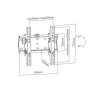 TV SET ACC WALL MOUNT 23-42/WM-42T-02 GEMBIRD
