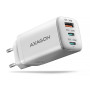 MOBILE CHARGER WALL USB 65W/GAN 3PORT ACU-DPQ65W AXAGON