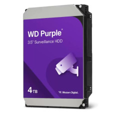 HDD, WESTERN DIGITAL, Purple, 4TB, 128 MB, 5400 rpm, 3,5, WD44PURZ