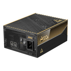 Power Supply, MSI, MEG AI1600T PCIE5, ATX 3.1, 1600 Watts, Efficiency 80 PLUS TITANIUM, MEGAI1600TPCIE5