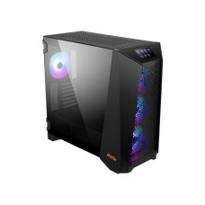 Case, MSI, MEG PROSPECT 700R, MidiTower, Case product features Transparent panel, Not included, ATX, EATX, MicroATX, Colour Black, MEGPROSPECT700R