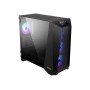 Case, MSI, MEG PROSPECT 700R, MidiTower, Case product features Transparent panel, Not included, ATX, EATX, MicroATX, Colour Black, MEGPROSPECT700R