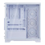 Case, ADATA, INVADER X BTF, MidiTower, Case product features Transparent panel, ATX, MicroATX, MiniITX, Colour White, INVADERXBTFMT-WHCWW