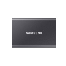 External SSD, SAMSUNG, T7, 500GB, USB 3.2, Write speed 1000 MBytes/sec, Read speed 1050 MBytes/sec, MU-PC500T/WW