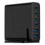 CHARGER USB UNIVERSAL 6P 75W/TA-UC-2A4C-PD75-01-BK GEMBIRD