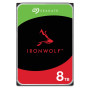 HDD, SEAGATE, IronWolf, 8TB, SATA 3.0, 256 MB, 7200 rpm, Discs/Heads 5/10, 3,5, ST8000VN004