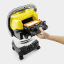 Vacuum Cleaner, KARCHER, Suction power 315 AW, Dust capacity 30 L, Drum vacuum, Cleaning type Dry&wet, Dust container Bagless, Colour Black/Yellow/Silver, 1.628-385.0