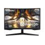 LCD Monitor,SAMSUNG,Odyssey g5 G55A,32,Gaming/Curved,Panel VA,2560x1440,16:9,165Hz,1 ms,Tilt,Colour Black,LS32AG550EPXEN