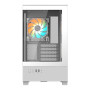 Case, GIGABYTE, GB-C201PI, MidiTower, Case product features Rackmountable/Accessory/Transparent panel, Not included, MicroATX, MiniITX, Colour White, GB-C201PI