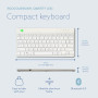KEYBOARD WRL COMPACT BREAK/WHITE RGOCOUSWLWH R-GO TOOLS