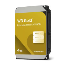HDD, WESTERN DIGITAL, Gold, 4TB, SATA 3.0, 256 MB, 7200 rpm, 3,5, WD4004FRYZ