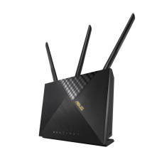 Wireless Router, ASUS, Wireless Router, 1800 Mbps, Wi-Fi 5, Wi-Fi 6, 1 WAN, 4x10/100/1000M, Number of antennas 4, 4G-AX56