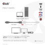CABLE HDMI TO HDMI 1M/M/F CAC-1322 CLUB3D