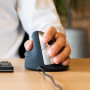 MOUSE USB OPTICAL BREAK/L. BLACK RGOHELE R-GO TOOLS