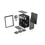 Case, ENDORFY, Arx 500 ARGB, MidiTower, Case product features Transparent panel, Not included, ATX, MicroATX, MiniITX, Colour Black, EY2A011