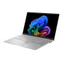 Notebook, ASUS, VivoBook S, S5507QA-MA112W, CPU Snapdragon, X1E78100, 3400 MHz, 15.6, 2880x1620, RAM 32GB, LPDDR5x, SSD 1TB, Qualcomm Adreno, Integrated, ENG, Card Reader micro SD, Windows 11 Home, Silver, 1.5 kg, 90NB14Q2-M00ES0