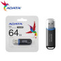 MEMORY DRIVE FLASH USB2 64GB/BLACK AC906-64G-RBK A-DATA