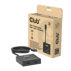VIDEO SWITCH USB-C 2PORT/CSV-2511 CLUB3D VIDEO SWITCH USB-C 2PORT/CSV-2511 CLUB3D