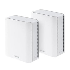 Wireless Router, ASUS, ZenWiFi BT10 (2pk), Product type Mesh system, Qtty 2 pc(s), Wi-Fi band Tri-band (2.4 GHz / 5 GHz / 6 GHz), Wi-Fi 7 (802.11be), Ethernet WAN Yes, 3xEthernet LAN (RJ-45) ports, WLAN speed 11529 Mbit/s, Internal memory 2000 MB, Flash m