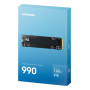 SSD, SAMSUNG, 990, 2 TB, M.2, PCI Express 4.0, NVMe Yes, Write speed 6450 MB/s, Read speed 7250 MB/s, MTBF 1500000 h, Box, MZ-V9V2T0BW