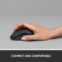 MOUSE USB OPTICAL WRL M220/SILENT B/G 910-004878 LOGITECH