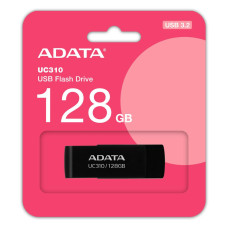 MEMORY DRIVE FLASH USB3.2 128G/BLACK UC310-128G-RBK ADATA