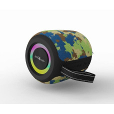 Portable Speaker, GEMBIRD, Camouflage, Portable/Wireless, Bluetooth, SPK-BT-LED-05-CM