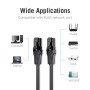 PATCH CABLE CAT.6 UTP/5M BLACK IBABJ VENTION