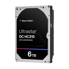 HDD, WESTERN DIGITAL ULTRASTAR, Ultrastar DC HC310, HUS726T6TAL5204, 6TB, SAS, 256 MB, 7200 rpm, 3,5, MTBF 2000000 hours, 0B36047