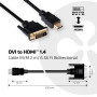 CABLE DVI-D TO HDMI 2M/M/M CAC-1210 CLUB3D