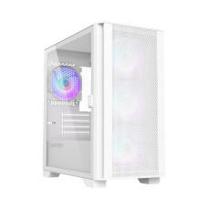 Case, MONTECH, AIR 100 ARGB, MidiTower, Not included, MicroATX, MiniITX, Colour White, AIR100ARGB(W)