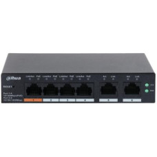 Switch, DAHUA, CS4006-4ET-60, Type L2, Desktop/pedestal, PoE ports 4, CS4006-4ET-60