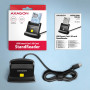 CARD READER STAND SMARTCARD/ID/USB-C 1.2M CRE-SM4NC AXAGON