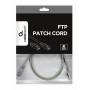 PATCH CABLE CAT6 FTP 1M/GREY PP6-1M GEMBIRD