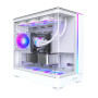 Case, MONTECH, micro ATX/Mini-ITX, White, Midi Tower, PC, KING 15 PRO, KING15PRO(W)