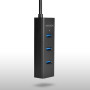 I/O HUB USB3.0 4PORT CHARGING/1.2M HUE-S2BL AXAGON