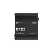 Switch, TELTONIKA, TSW202000000, Type L2, PoE+ ports 8, 240 Watts, TSW202 Switch, TELTONIKA, TSW202000000, Type L2, PoE+ ports 8, 240 Watts, TSW202