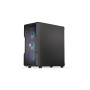 Case, ENDORFY, Regnum 400 ARGB, MidiTower, Case product features Transparent panel, Not included, ATX, MicroATX, MiniITX, Colour Black, EY2A009
