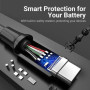 CABLE USB3.0 TO USB-C MALE/2M BLACK COZBH VENTION
